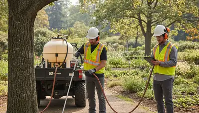 Tacoma, WA tree care team fertilizing trees to support healthy growth and recovery
