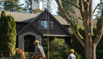 Tree service crew in Tacoma, WA providing professional tree care and removal services