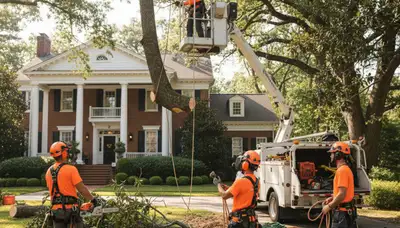 Tacoma, WA tree service crew providing professional tree removal and trimming for local properties