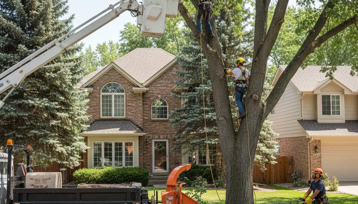 Tree service crew in Tacoma, WA providing professional tree trimming and removal services