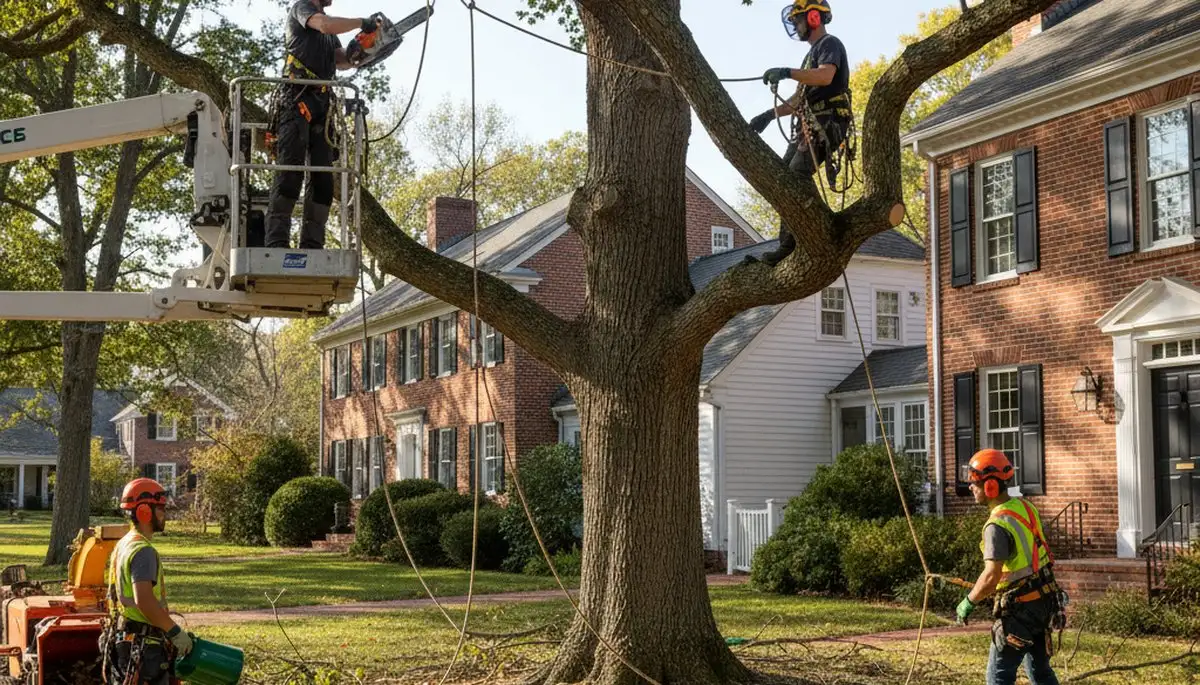 Tree service crew in Tacoma, WA providing professional tree trimming and removal services
