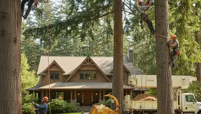Tacoma, WA tree service crew providing professional tree removal and trimming for local properties