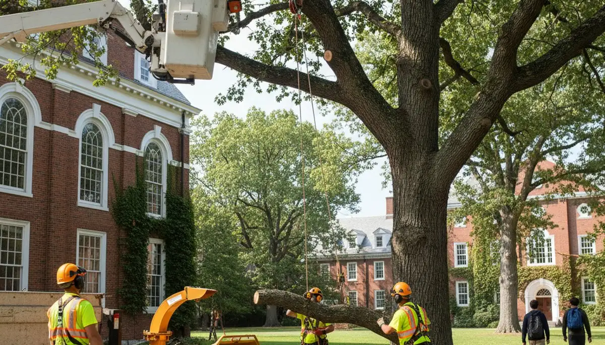 Tree service crew in Tacoma, WA providing professional tree trimming and removal