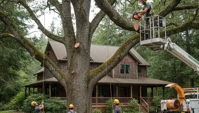Tacoma, WA tree service crew providing professional tree trimming and removal for local properties